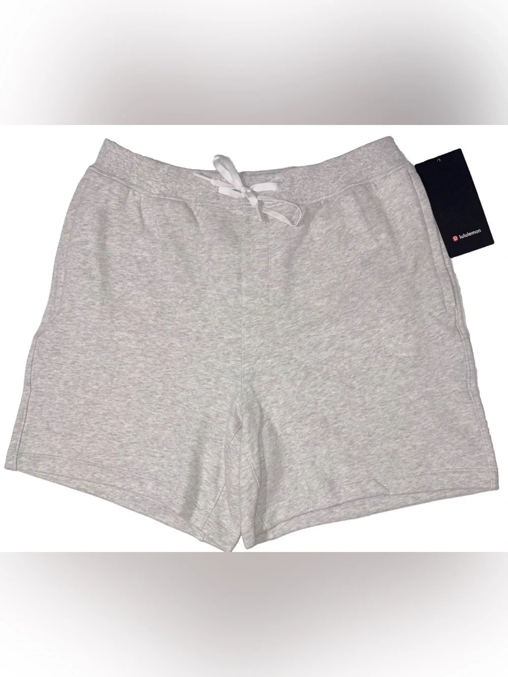 NWT•LULULEMON•MENS LARGE•STEADY STATE 7” SHORT•HEATHER CORE ULTRA GRAY•AUTHENTIC